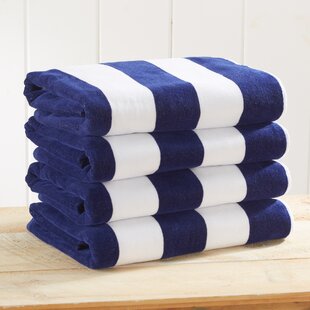 navy blue patterned bath towels